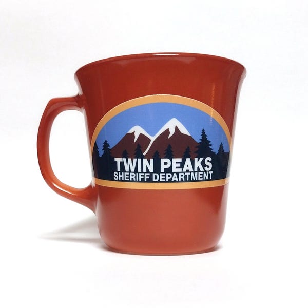 Taza del Departamento del Sheriff de Twin Peaks, Dale Cooper