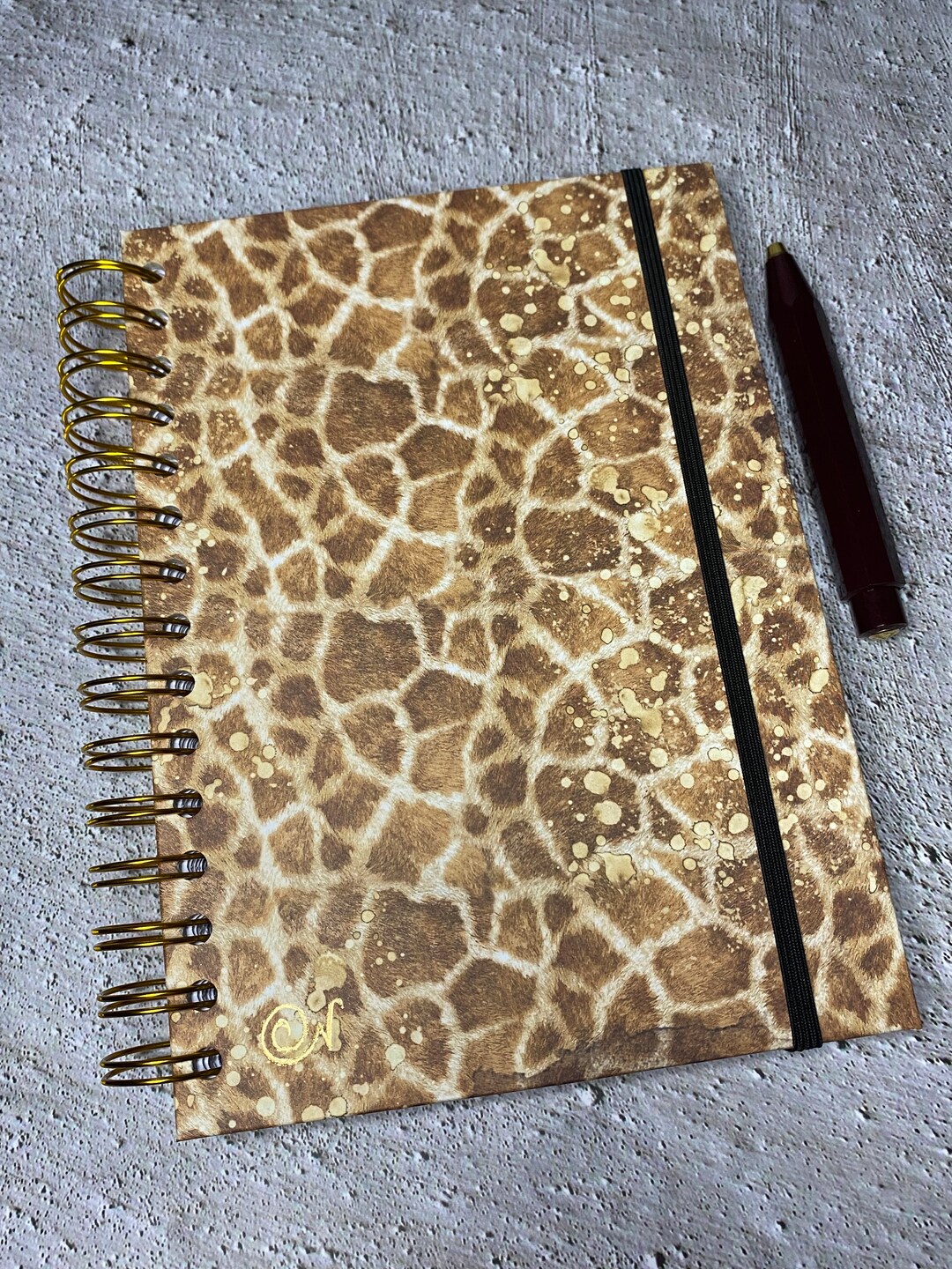 Notebook Mapache Giraffe Notebook - Etsy