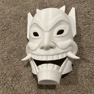 Blue Spirit Mask | 3D Printed and Ready to Wear | Avatar: the Last ...