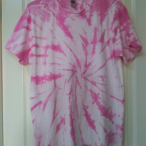 Fushsia Color Unisex Shirts/ Cotton T-Shirt/ Gildan Large Size T-Shirt/ Crewneck Tie Dye