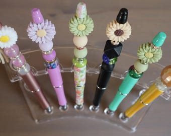Beaded Pens/ Writing Pens/ School Supplies/ Ballpoint Pens/ Journal Pens/ Teacher Pens