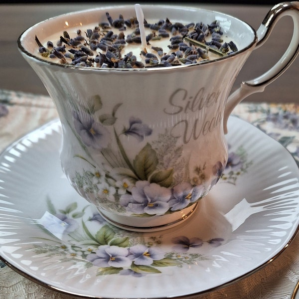 Tea Cup Candles Etsy