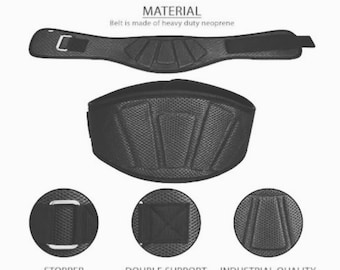 Weightlifting Belt for Men's and Women's- 5-Inch Firm & Comfortable Back Support light weight