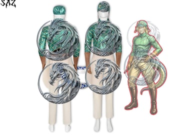 Diego Brando Cosplay Costume Full Set Unisex - Steel Ball Run Inspired Outfit - Handcrafted Shirt, Riding Pants, Hat, Tail, Belt & Gloves
