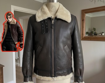 Leon S Kennedy Leather Jacket – Resident Evil RE4 Genuine Sheepskin Leather B3 Flight Cosplay Unisex