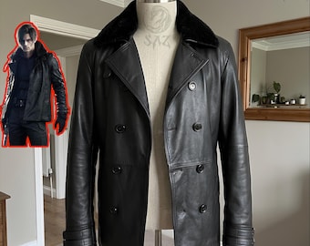 Leon S Kennedy Leather Jacket – Resident Evil RE9 Cosplay Unisex