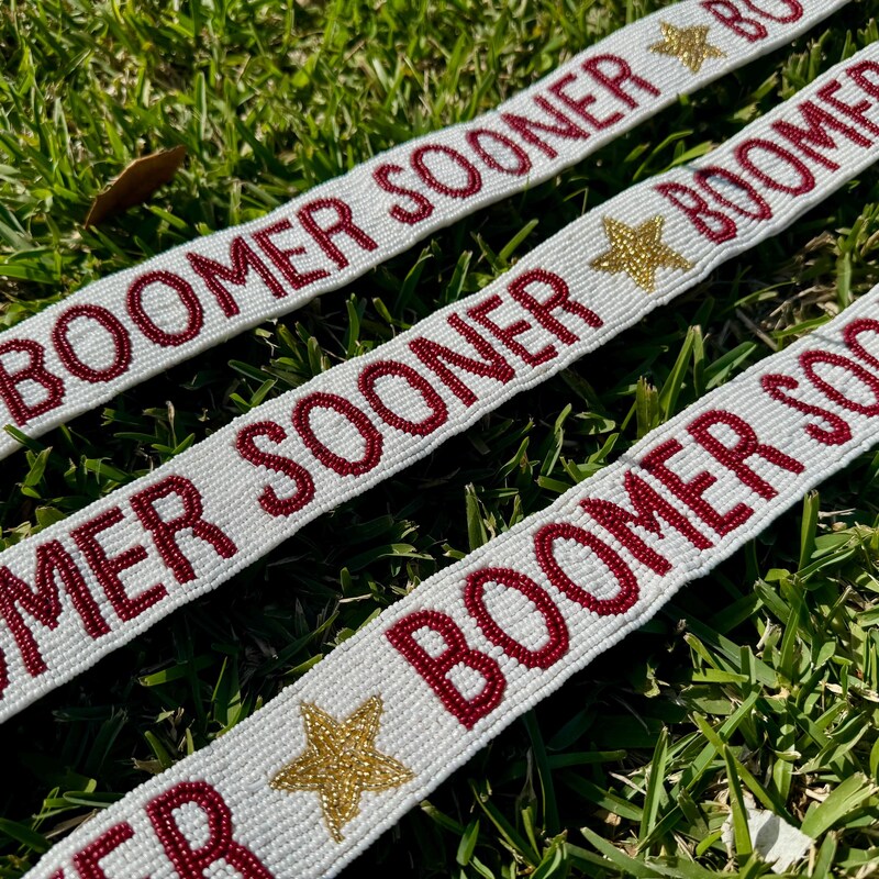 Boomer Sooner Beaded Purse Strap main image 0