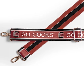 South Carolina GO GAMECOCKS: verstelbaar riempje, officieel gelicentieerd, stadiongoedgekeurd, gamecocks, afstudeercadeau, bumperkleven