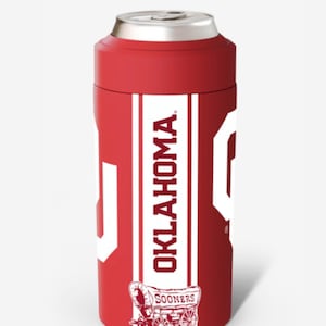 Oklahoma Sooners - Glacière universelle Buddy Can | Verres NCAA Game Day | Refroidisseur isotherme pour canettes et bouteilles | Cadeau de fan image 2