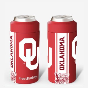 Oklahoma Sooners - Glacière universelle Buddy Can | Verres NCAA Game Day | Refroidisseur isotherme pour canettes et bouteilles | Cadeau de fan image 3