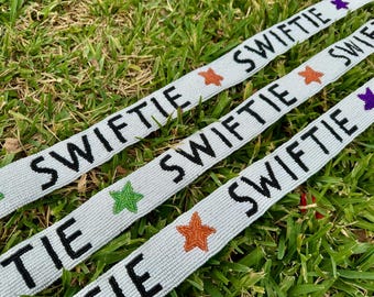 Op Swiftie geïnspireerde tasriem | Handgemaakte schouderriem voor Taylor Swift-fans | Stijlvol waaieraccessoire op maat gemaakte portemonnee met kralen | Concert
