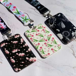 ID Badge Holder, Badge Holder, Vertical ID Holder, Card Protector Case, Badge Protector, Name Badge, Teacher Badge, Student Card, Valentines