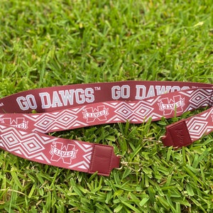 Mississippi State GO DAWGS - Adjustable Purse Strap, Licensed, Stadium Approved, Game Day, Tailgating, Graduation Gift, Back To School