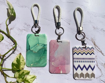 Clear Plastic ID Badge Holder, Badge Holder, ID Holder, Vertical ID Holder, Badge Protector, Name Badge, Teacher Badge, Student, Valentines