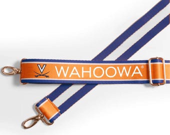 Virginia Cavaliers WAHOOWA, verstelbaar riempje, gelicentieerd, stadiongoedgekeurd, canvas, afstudeercadeau, wedstrijddag, crossbody, doorzichtige tas