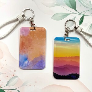 ID Badge Holder, Badge Holder, Vertical ID Holder, Card Protector Case, Badge Protector, Name Badge, Teacher, Student Card, Christmas Gift