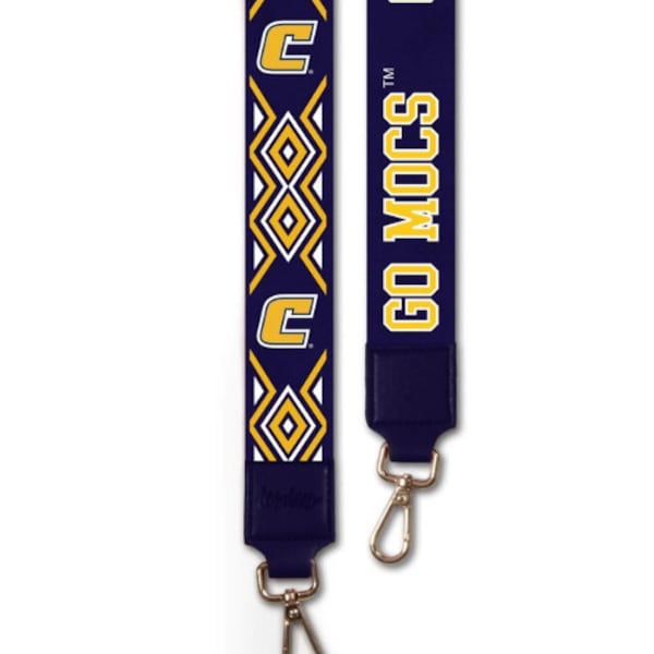 Chattanooga GO MOCS - Adjustable Purse Strap, Licensed, Stadium Approved, Game Day, Patterned, Canvas, Graduation Gift, Clear Bag, Crossbody