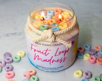 Fruit Loop Madness Soy Wax Candle