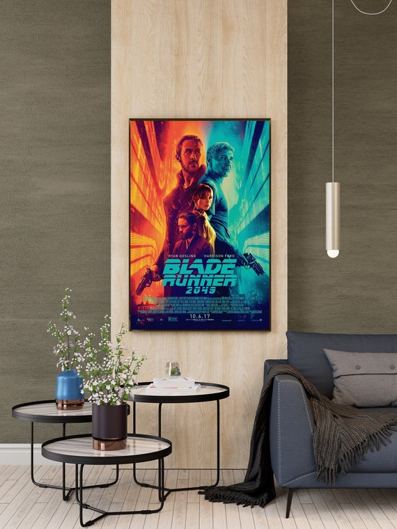 Poster Blade Runner Affiche Cinéma - Impression Haute Qualité Sur Papier Photo Satiné 300g