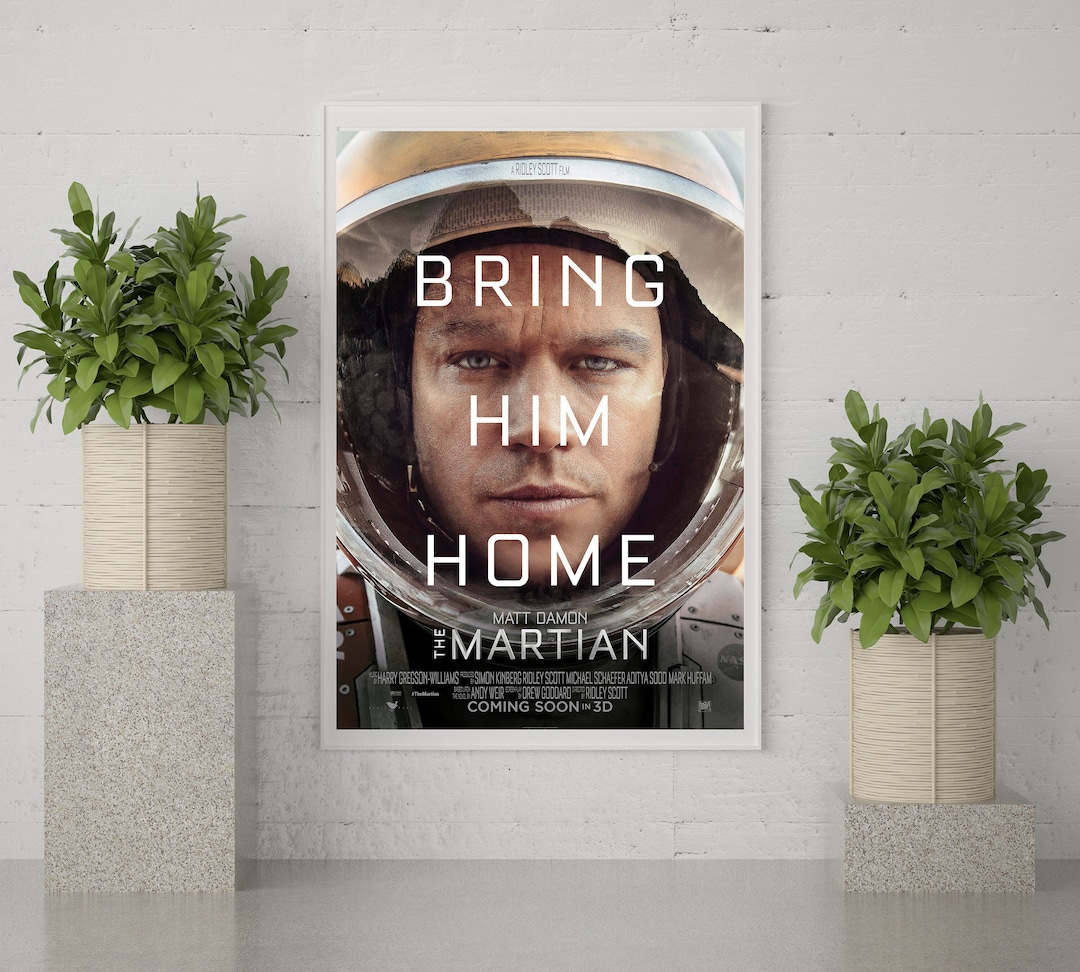 The Martian - Movie Poster - Etsy