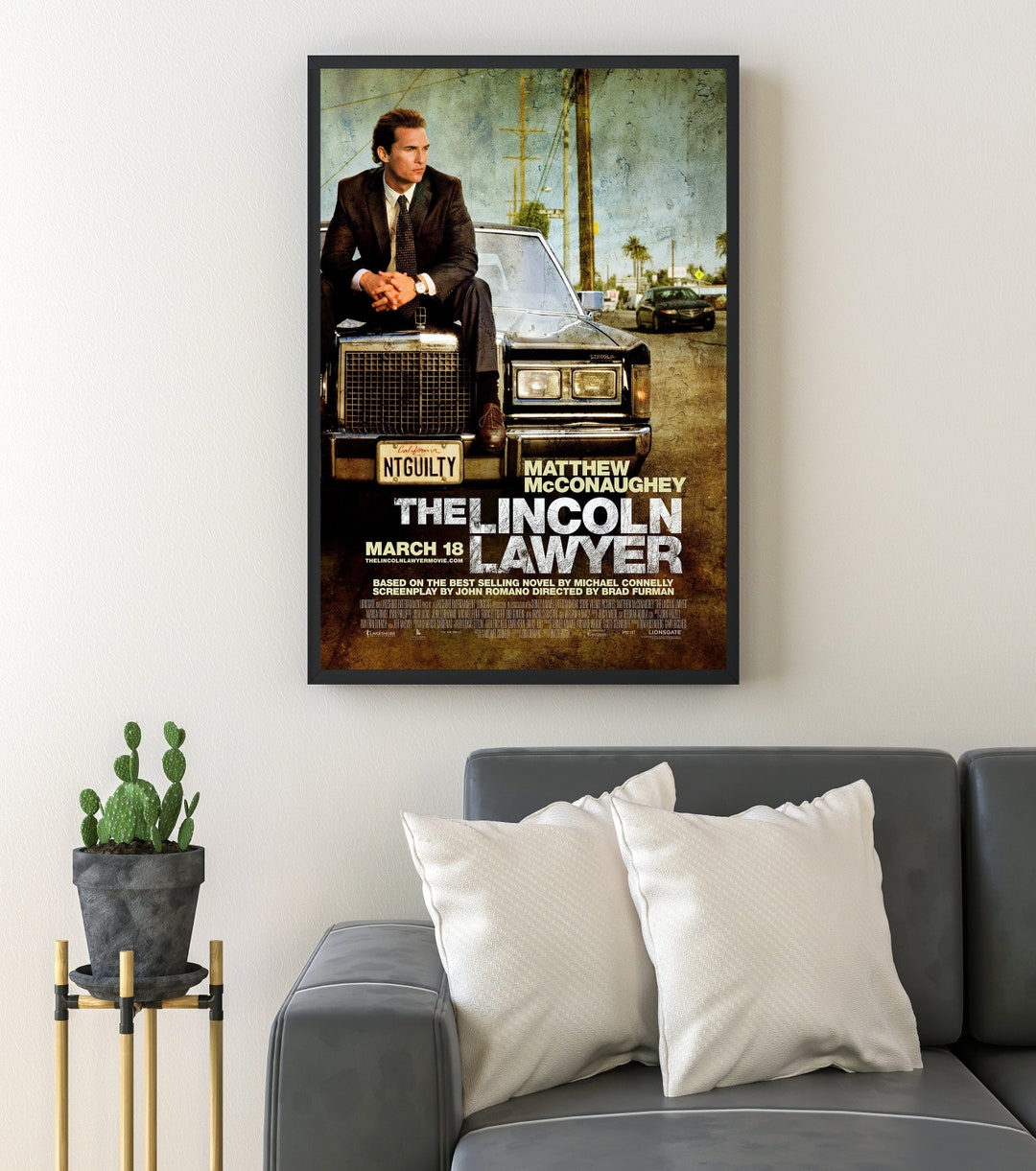 The Lincoln Lawyer Movie Poster Etsy