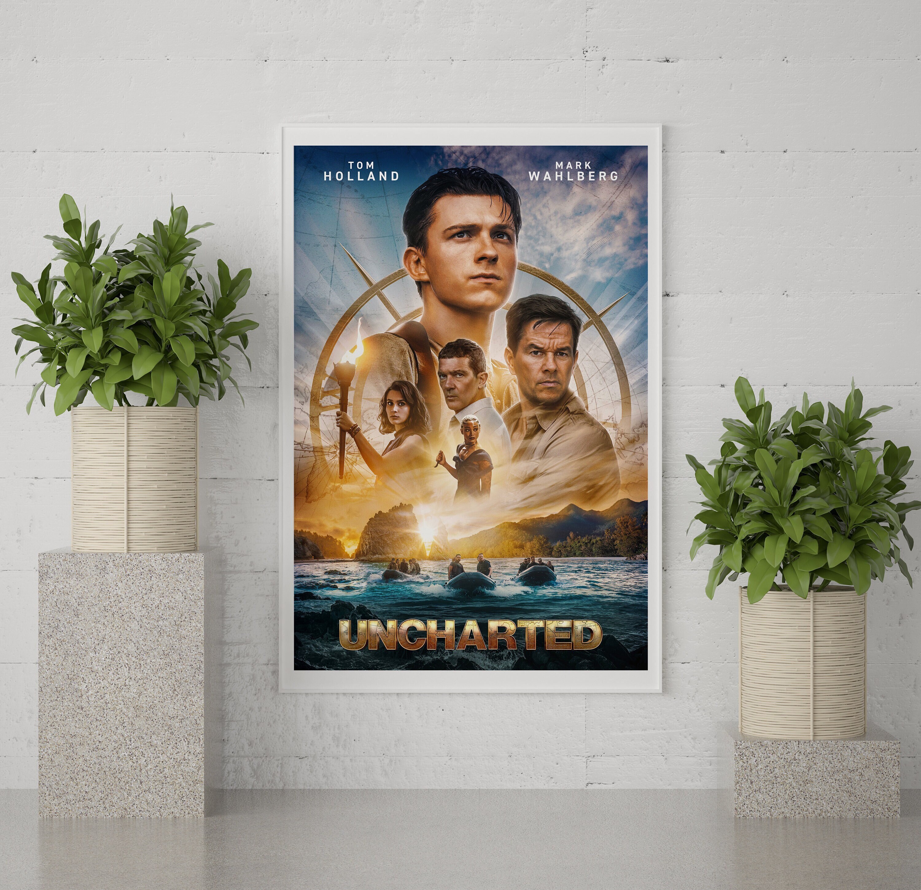 Poster popular Uncharted 1 2 3 4 Jogo do Filme Poster Berçário Crianças  Quarto Art Decor