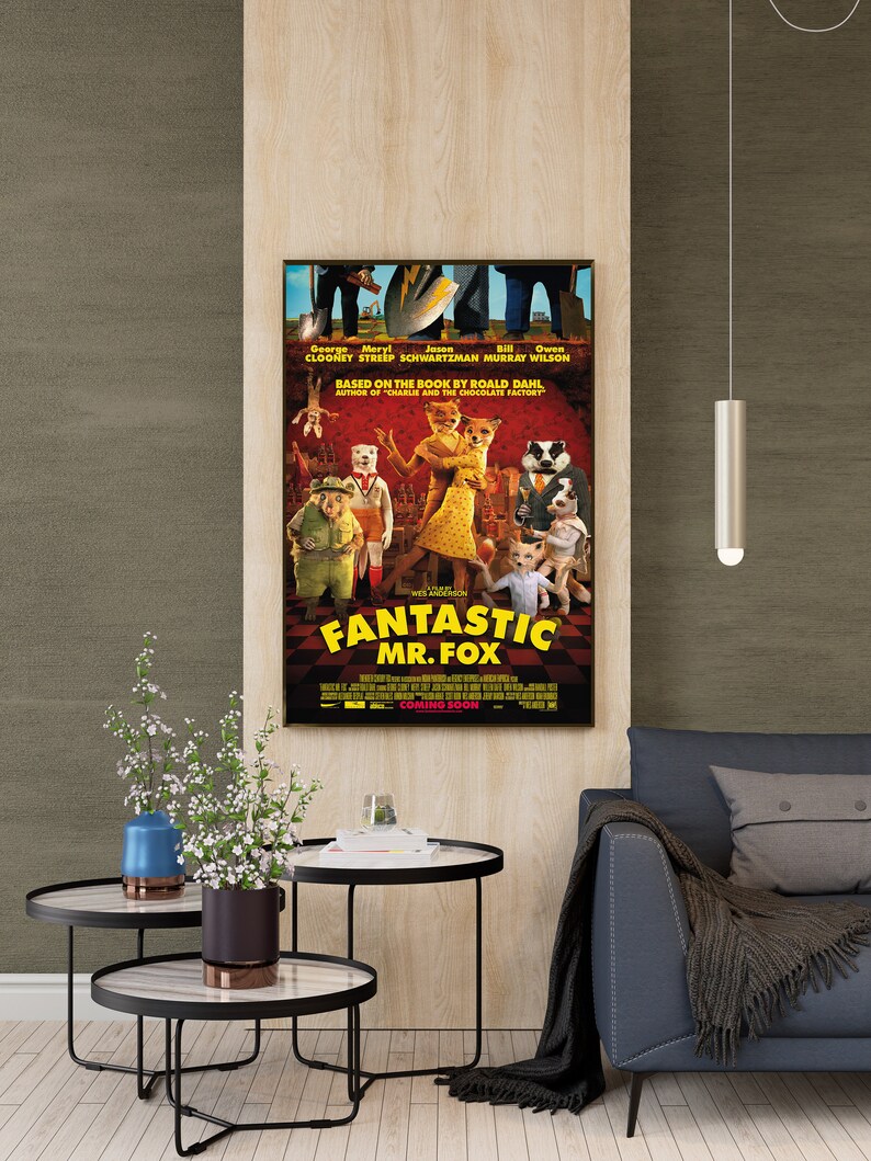 Fantastic Mr. Fox Movie Poster - Etsy