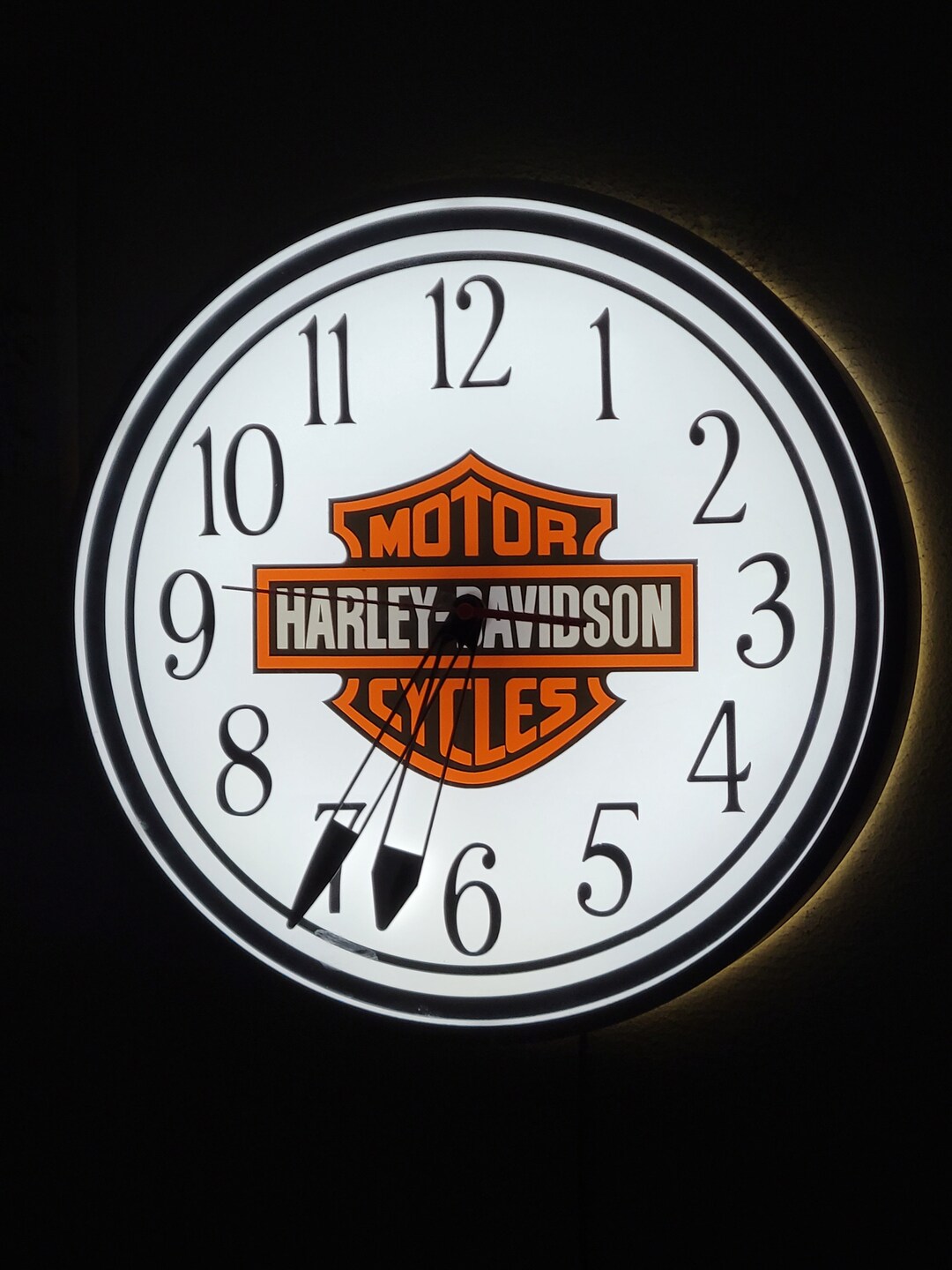 Pam Clock Company Harley Davidson Dealer Style Light up Clock Killer