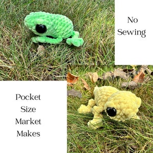 Frog and Gecko Crochet pattern *No Sew*