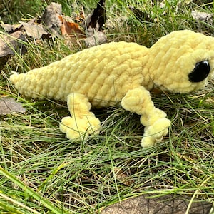 No-Sew Gecko crochet pattern