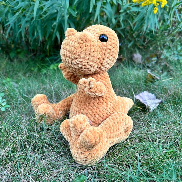 Ted el T-Rex *patrón de crochet*