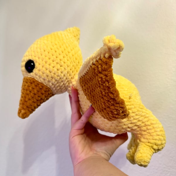 Pterry the Pterodactyl Crochet Pattern