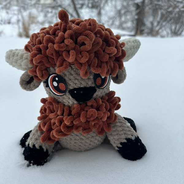 Benny The Bison Crochet Pattern