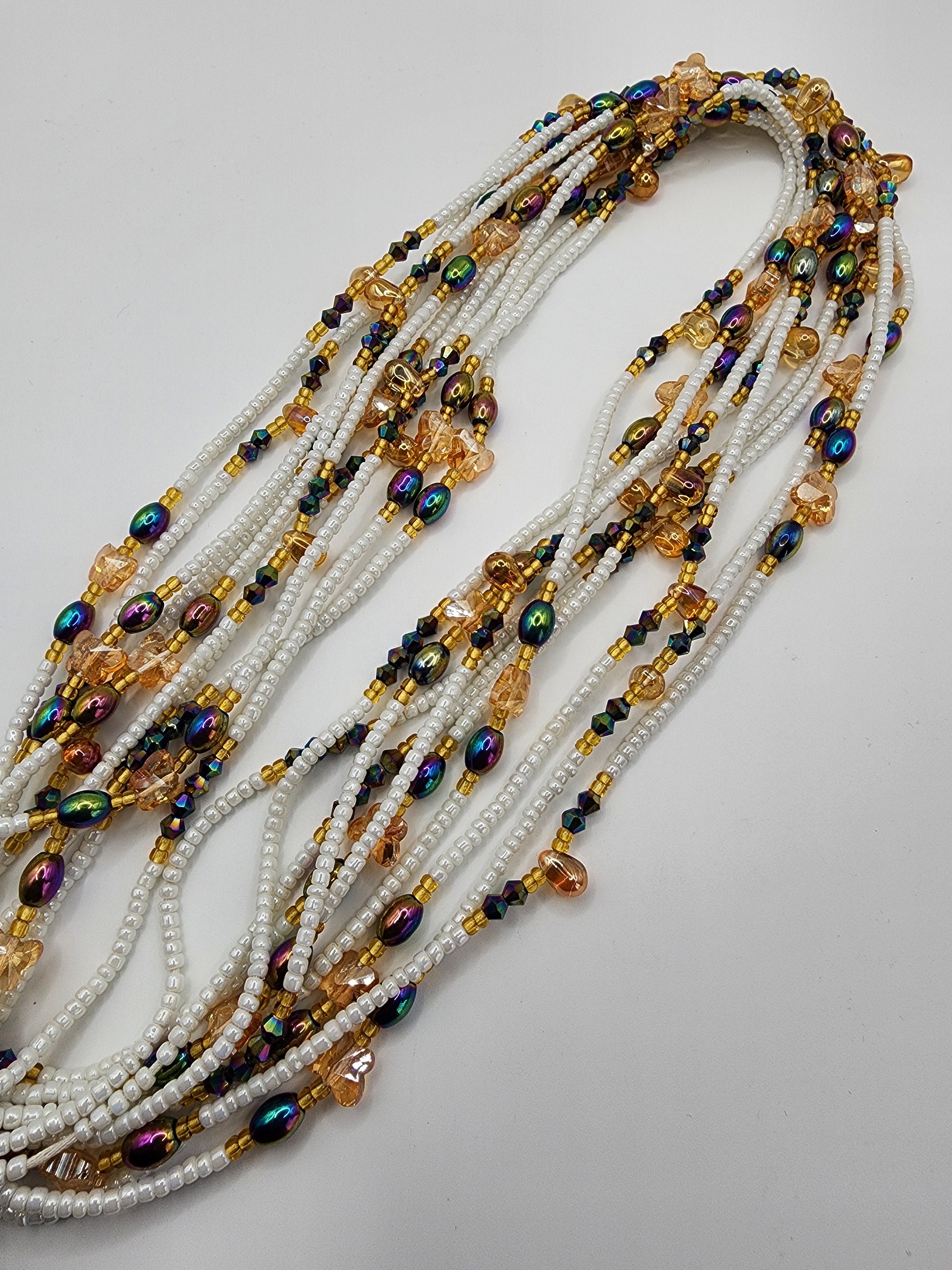 Traditional African Waist Beads for Weight Loss Fashion Etsy