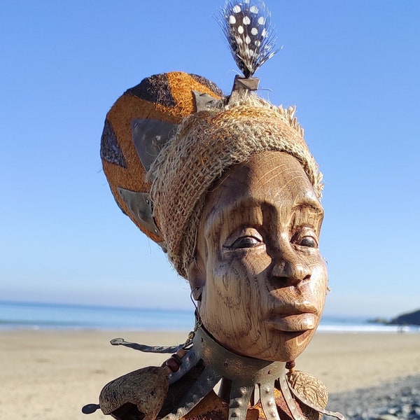 sculpture femme africaine