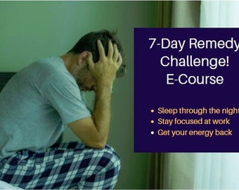 Natural Enlarged Prostate Remedy: 7 Day Challenge E-Course (Self-Paced)