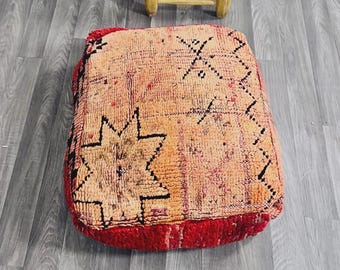 Fundas únicas de estilo vintage marroquí para pufs