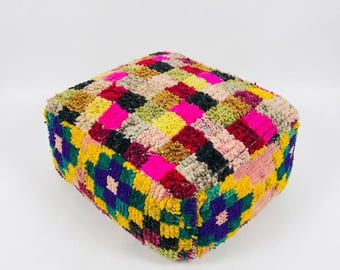 Unikatowe, zabytkowe marokańskie pokrowce na pufy