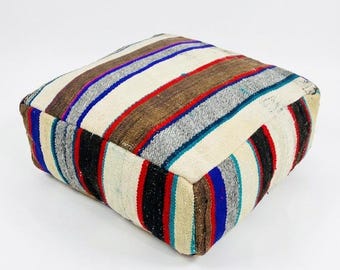 Fundas únicas de estilo vintage marroquí para pufs