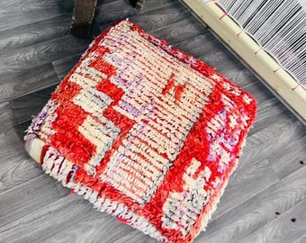 Vintage Moroccan pouf covers