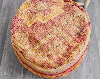 Fodere vintage per pouf rotondi marocchini