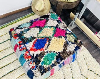 Fundas únicas de estilo vintage marroquí para pufs