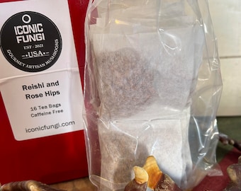 Reishi and Rose Hips Tea Bags (16 count)