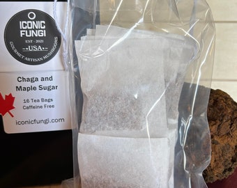 Chaga Tea Bags with Maple Sugar (16 count)