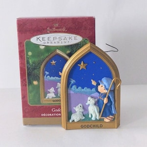 Hallmark Keepsake 2000 Godson Ornament | Vintage Christmas Tree Decoration Collectible Gift