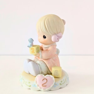 Precious Moments Growing In Grace, Age 2 Vintage Figurine