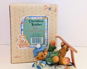 CHERISHED TEDDIES Spencer - I'm Head Over Skis for You - #269743