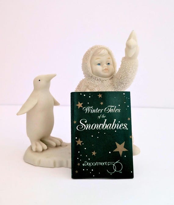 Department 56 Snowbabies Winter Tales Figurine Wishing on A