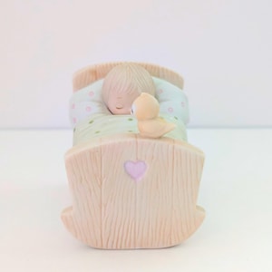 Vintage Precious Moments Figurine: &quot;Blessed Are The Pure In Heart&quot; 1987 Collectible