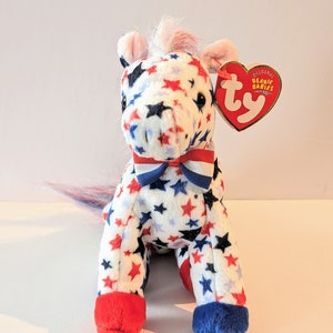 Vintage 2004 Ty Beanie Babies Lefty Donkey: Collectible Plush Toy